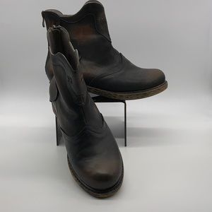 Socofy Air DTCO brown/black leather boots. Size 40 (9.5).